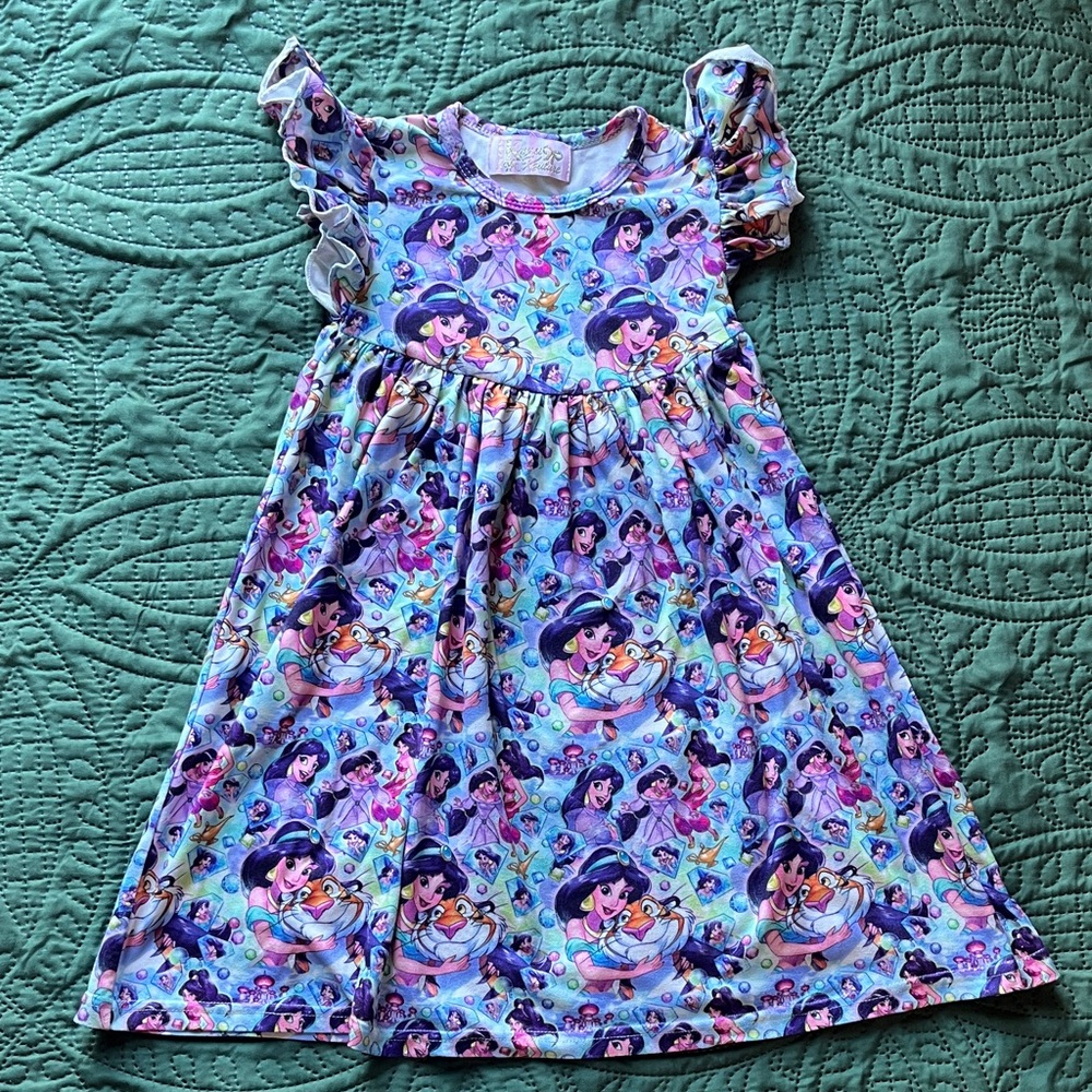 Charming Blue Princess Dress for Kids